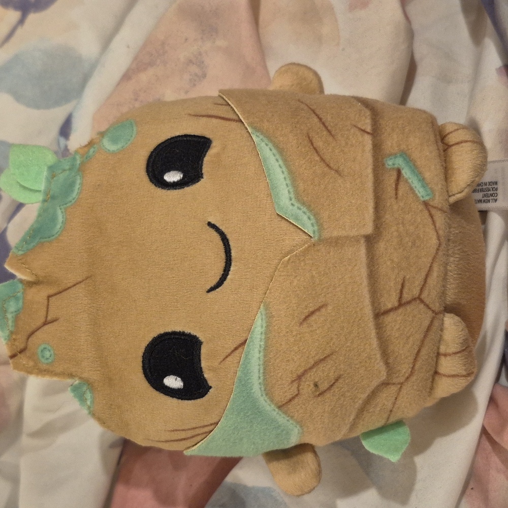 Marvel Plush Groot Toy - Brown and Green